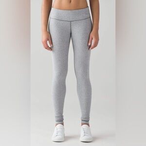 Lululemon High-Rise Wunder Under Pants Herringbone